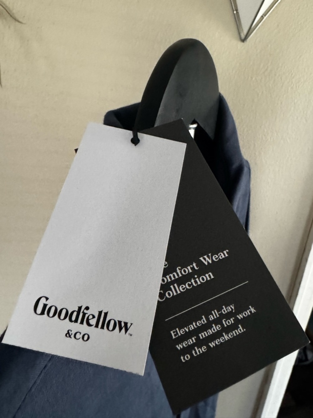 Goodfellow & Co Navy Blue Short-Sleeve‎ Polo - Picture 2 of 3